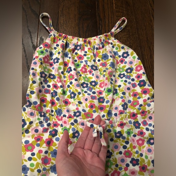 Mini Boden Girls 7-8Y Floral Romper/Jumpsuit with Pockets & Waist Tie - VGUC! - Picture 7 of 10